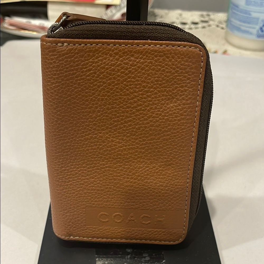 Coach Tan Leather Wallet